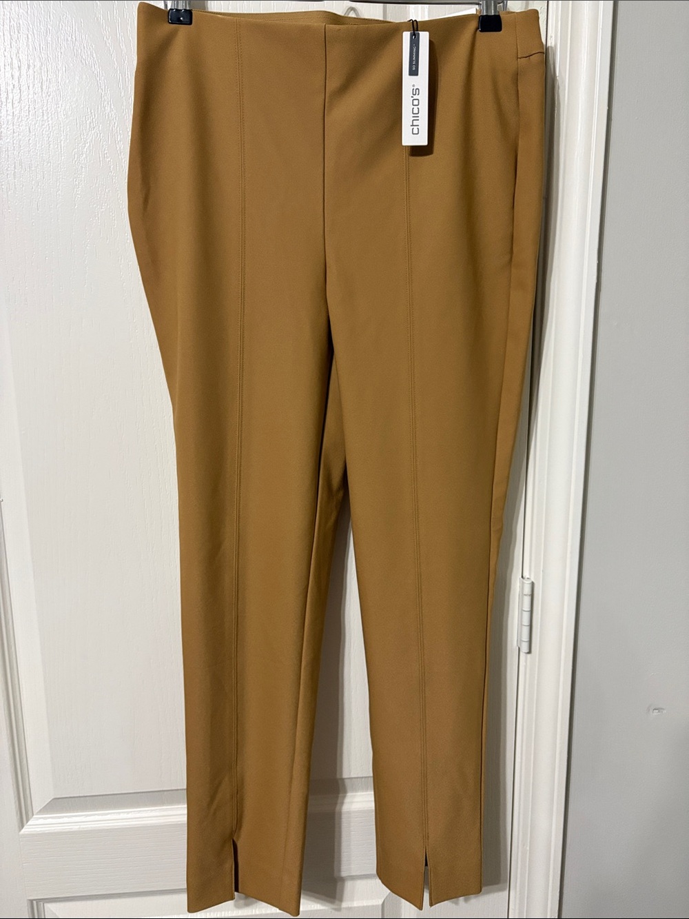 Chico's Women's Dress Pants in Camel Brown